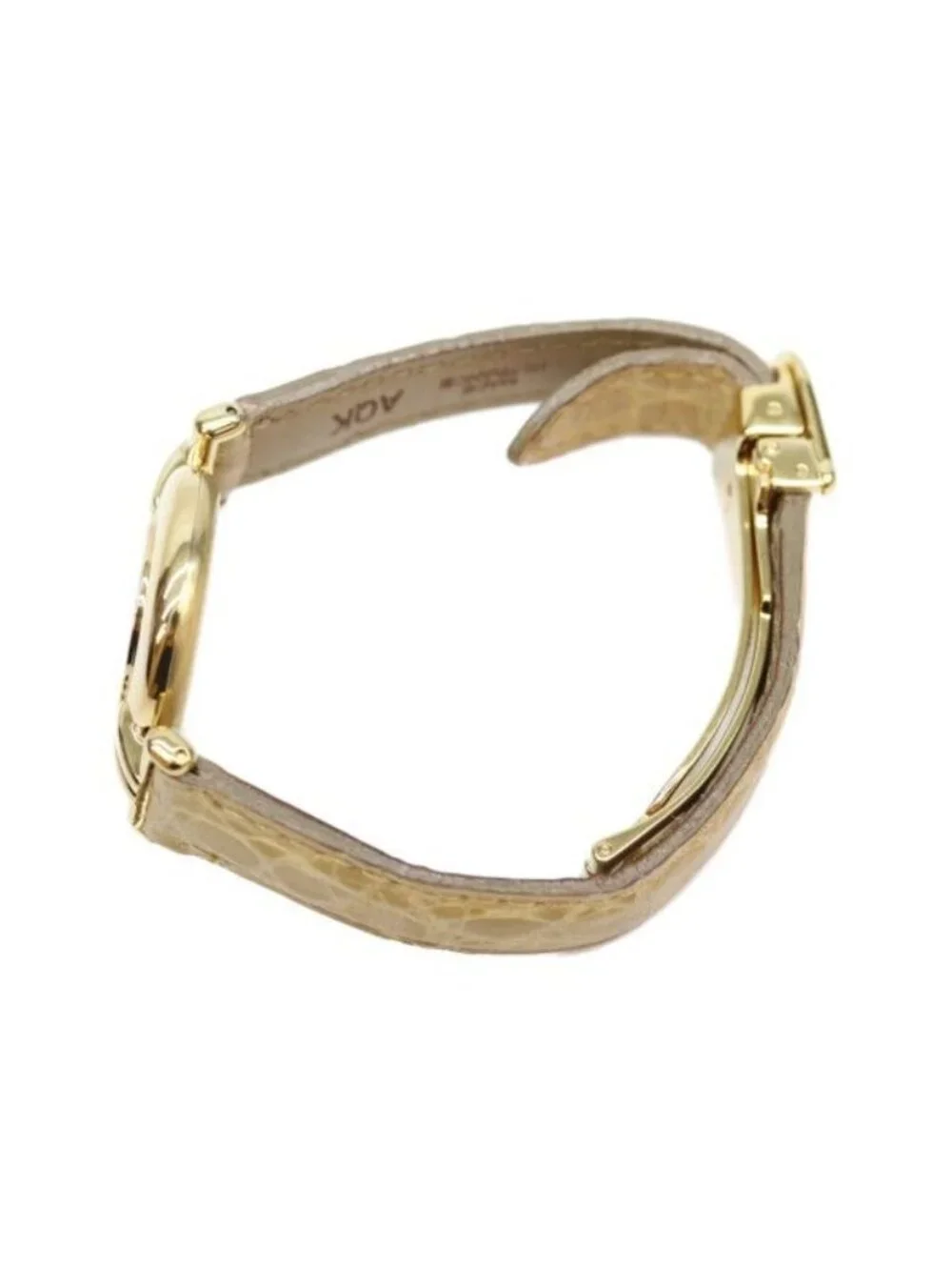 Cartier 925 Must Colise Vermeil SM Gold Dial Quartz Leather